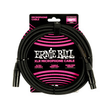 Ernie Ball Braided XLR Microphone Cable Male/Female 15'