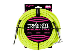 Ernie Ball Braided Instrument Cable Straight/Angle 18'