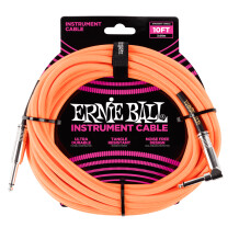 Ernie Ball Braided Instrument Cable Straight/Angle 10'
