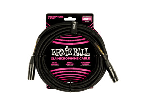 Ernie Ball Braided XLR Microphone Cable Male/Female 20'