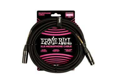 Ernie Ball Braided XLR Microphone Cable Male/Female 20'