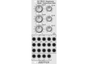 Doepfer A-135-5 Polyphonic Voltage Controlled Mixer