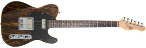 Michael Kelly Guitars Mod Shop 55 Ebony Custom Fralin