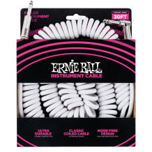 Ernie Ball Coiled Instrument Cable Straight/Angle 30'