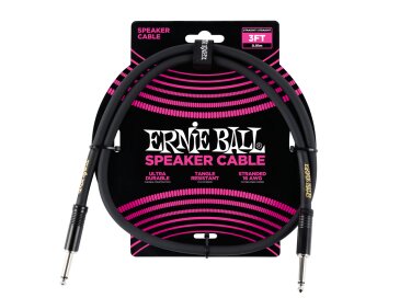 Ernie Ball Classic Speaker Cable Straight/Straight 3'