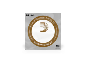 D'Addario Phosphor Bronze Wound Acoustic Single String