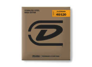 Dunlop Stainless Steel Flatwound Bass 5-String Set