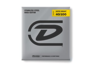 Dunlop Super Bright Stainless Steel Bass 4-String Set