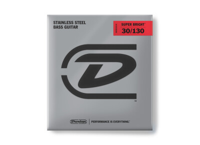 Dunlop Super Bright Stainless Steel Bass 6-String Set