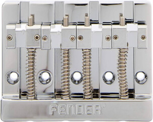 Fender Himass 4-String Bass Bridge Assembly with Brass Saddles