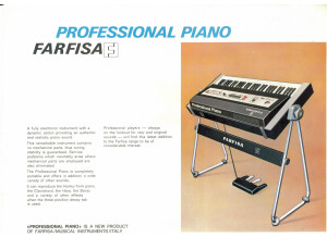 Farfisa Professional Piano