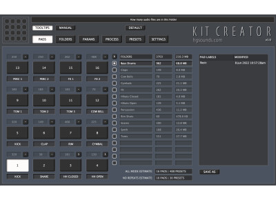 Homegrown Sounds Kit Creator
