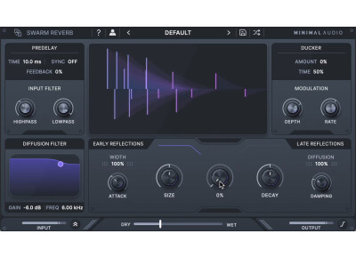 Minimal Audio Swarm Reverb