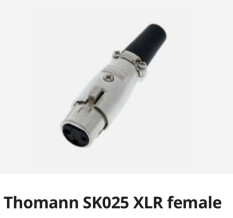 Thomann SK025 XLR female