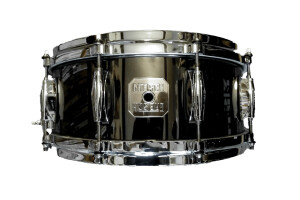 Gretsch Crystal Tone Black Nickel over Steel 14"x5.5" Snare