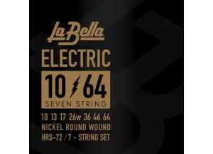 La Bella HRS Nickel Round Electric Guitar 7-String