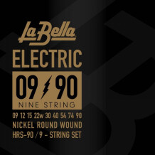 La Bella HRS Nickel Round Electric Guitar 9-String