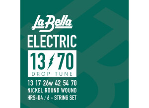 La Bella HRS Drop Tune Nickel Round Electric Guitar