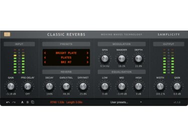 Samplicity Classic Reverbs