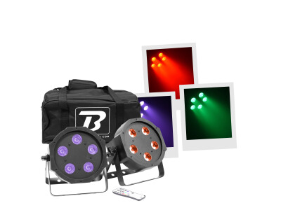 BoomToneDJ FLAT PAR 5X5W 4IN1 SET