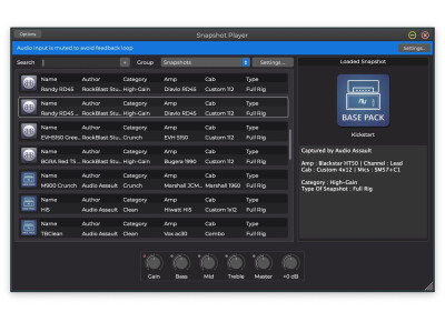 Audio Assault Snapshot Maker