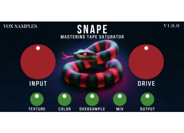 Vox Samples Snape Mastering Tape Saturator