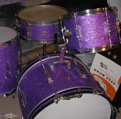 Ludwig Drums 1967 Purple Sparkle