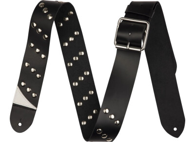 Jackson Diagonal Stud Leather Strap