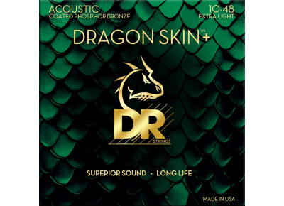 Dr Strings Dragon Skin+ Phosphor Bronze Acoustic