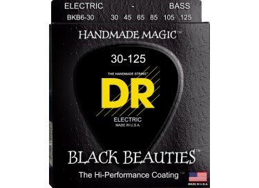 Dr Strings Black Beauties Bass 6-String