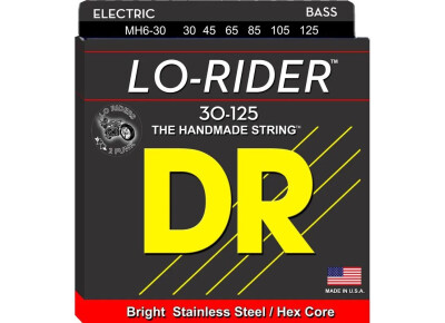 Dr Strings Lo-Rider Stainless Steel Bass 6-String