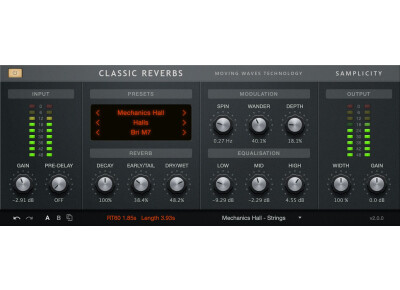 Samplicity Classic Reverbs 2