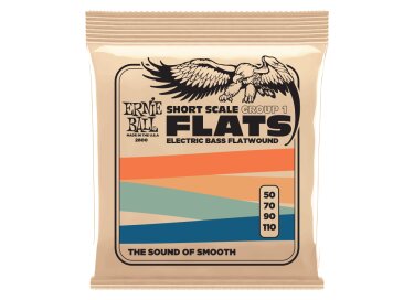 Ernie Ball Stainless Steel Flatwound Bass Short Scale