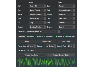 Ocean Swift Synthesis Wavetable Creator
