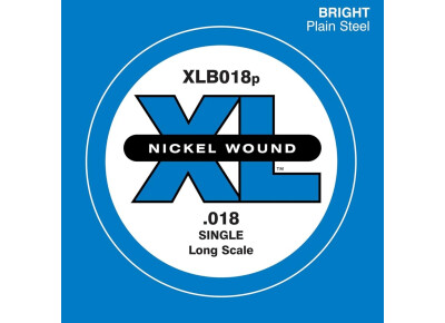 D'Addario XL Plain Steel Bass Single String