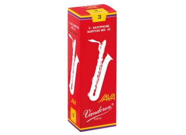 Vandoren Java "Filed Red Cut" Baritone Saxophone Reeds
