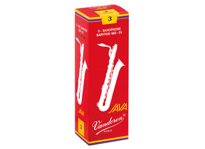 Vandoren Java "Filed Red Cut" Baritone Saxophone Reeds