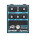 Peavey Bandit Supreme Teal Stripe Preamp