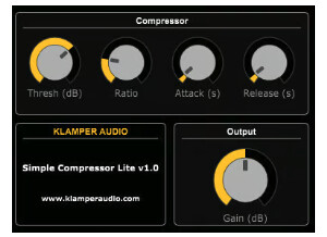 Klamper Audio Simple Compressor Lite