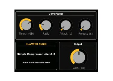 Klamper Audio Simple Compressor Lite