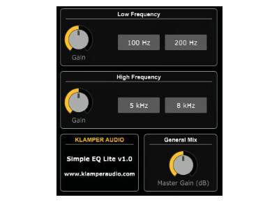 Klamper Audio Simple EQ Lite