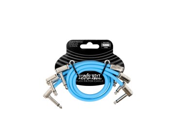 Ernie Ball Flex Patch Cable Angle/Angle 12" 3 Pack