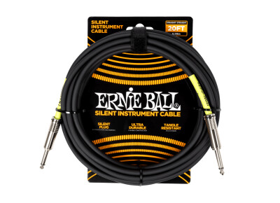 Ernie Ball Classic Silent Instrument Cable Straight/Straight 20'