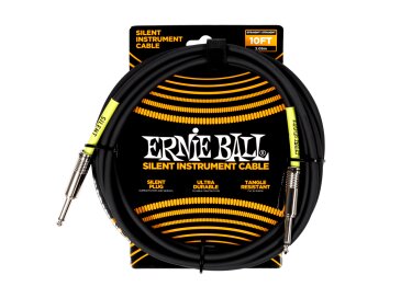 Ernie Ball Classic Silent Instrument Cable Straight/Straight 10'