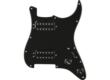 Fender Pre-Wired Strat Pickguard Quadra Tap HH
