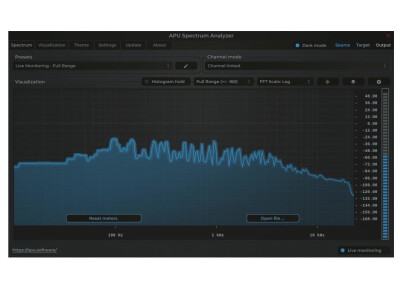 APU Software Spectrum Analyzer