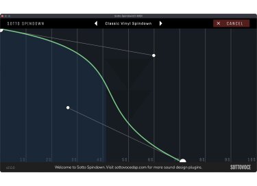 Sottovoce DSP Sotto Spindown
