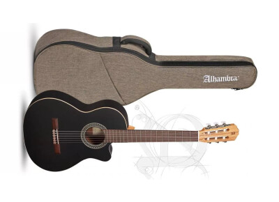 Alhambra Guitars Black Satin CW EZ