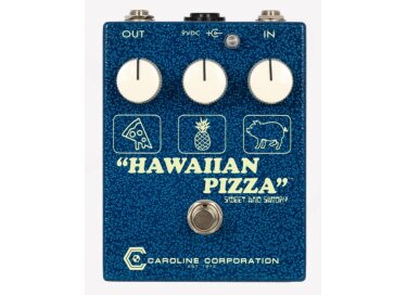 Caroline Guitar Company Hawaiian Pizza Hammered Blue LTD