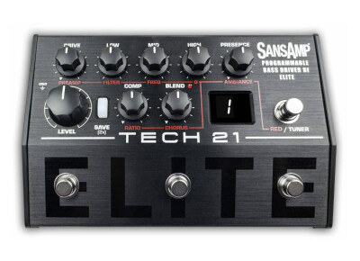Tech 21 SansAmp Programmable Bass Driver DI Elite